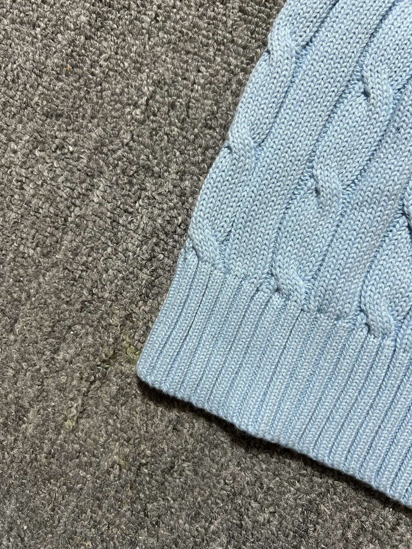 P160 20💰 Ralph Lauren round neck solid color pony embroidered logo cardigan knitted sweater Size: XS～L